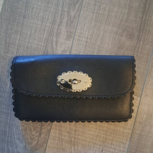 Mulberry - Cookie Long Locked Purse Soft Matte - Black - Picture 1 of 2